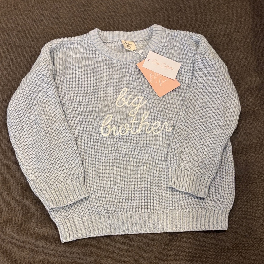 Light Blue 'Big Brother' Sweater